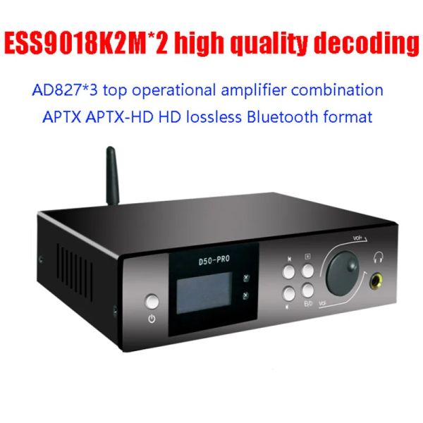 Radio Professionalgrade Digital Audio Player ESS9018 Lustless Decoding Player Bluetooth 5.0 unterstützt AptXHD XLR Balanced Output