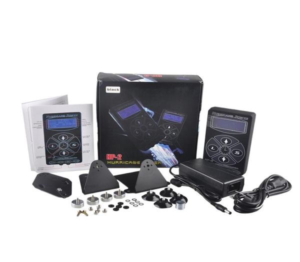 Uragano Tattoo Alimentatore HP2 Display LCD digitale nero per tattooart Clip Macchina Clip Kit1625724