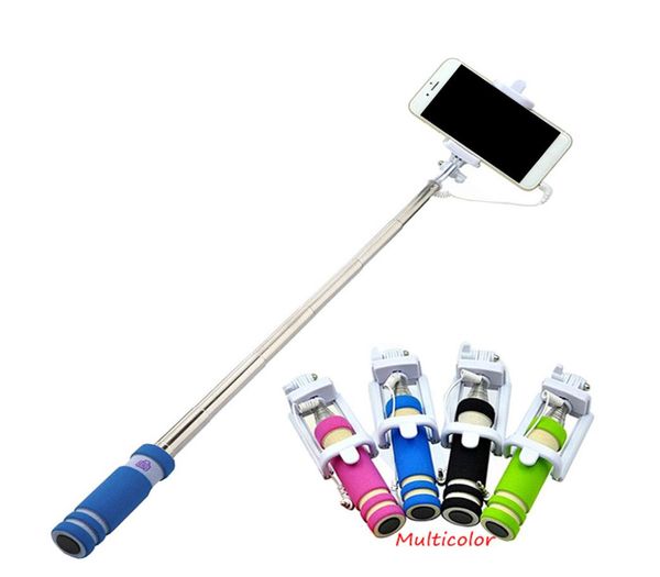 Stick per selfie mini portatile per spugna morbida universale a bottone monopode Stick per il telefono dell'accessorio per telefono cellulare 2817690