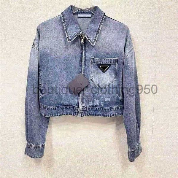 Kadınlar denim ceketler ince stil aşağı parkalar için lady için mektup fermuarları düğmesi tomurcuklu bahar sonbahar kot moda ceketi denimler uzun kollar kısa paltolar s-l s9f50