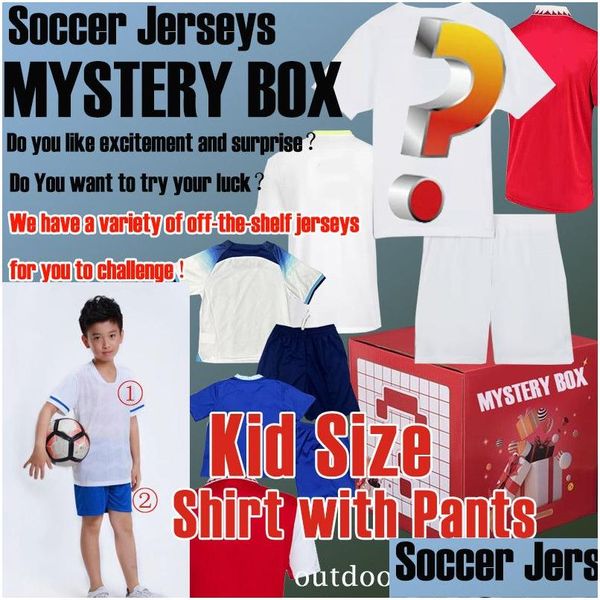 Йога наряд 21 22 23 23 Clearance Mystery Box Soccer Jerseys Дети размер