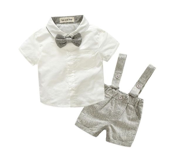 Летняя стиль Baby Boy Set Set Новорожденная детская одежда 2 шт.