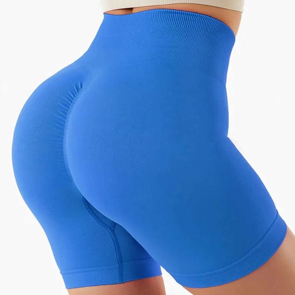 2024 Align Yoga Sport Shorts lu nahtloser hoher Taille für Frauen Leggins sexy Scrunch Bum Strumpfhosen Fitnessstudio Fiess Radsport Biker Sport Shorts Bik Bik