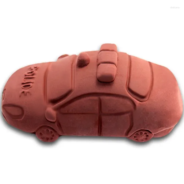 Moldes de cozimento Moldes de sabão de silicone de estilo de carro 3D Ferramentas de decoração de bolo Moldagem de escultura resina de molde artesanal S0008XC