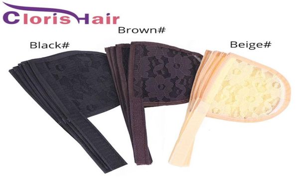 Dehnbare Basis für die Herstellung von Pferdeschwanz 5pcs Pferdeschwanz Haarnetz Haarbrötchen Afro Puff umwickeln Pony Schwanzwebige Net8344820