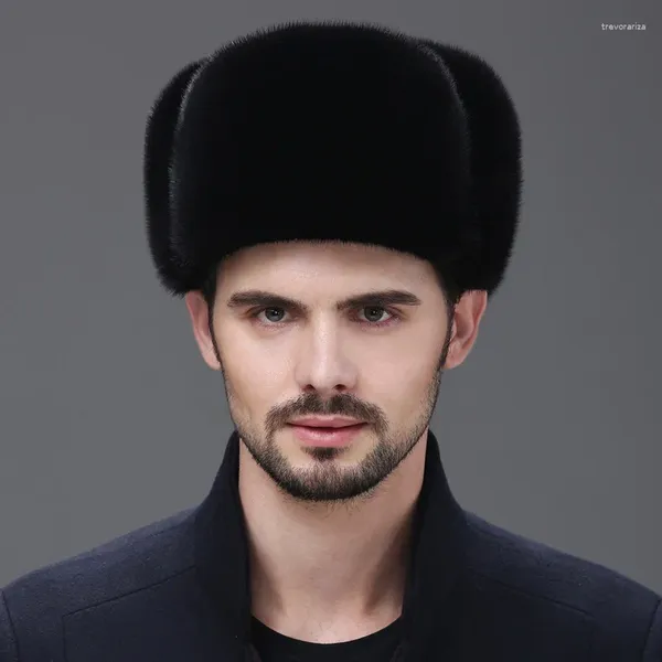 BERETS HACK HAT HAT EARFAP MEN ATTIVI DEI CAPPIO PROGETTA ARECCHI ENTRAMBI BOMBER GENUNICA USHANKA RUSSHANO