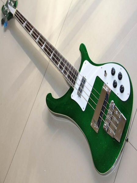 NOVO RICK 4 String 4003 Bass de baixo elétrico em Flash Silver Matel Silver 1209306287994