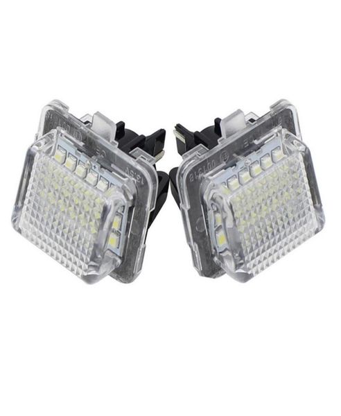 2pcs 18 LED Fehlerfreie Nummernschildplatte Lichtauto -Lampen Auto -Lampen -Autozubehör für W204 W212 W216 W221 2009 ~ 1335255 geeignet