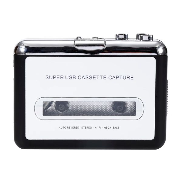 Lettore nastro portatile su PC Super Cassette su MP3 Audio Music CD Digital Player Converter Capture Recorder