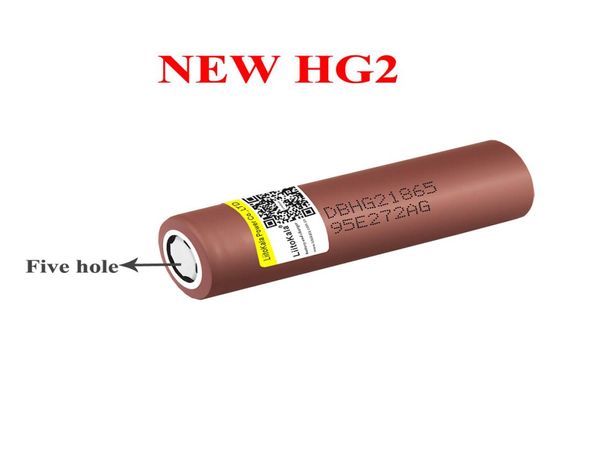 3000mAh 37V 18650 Bateria de energia recarregável Bateria de lítio lanterna Night Light Pequena ferramenta eletrônica Toy Hg2 Batteries4918794
