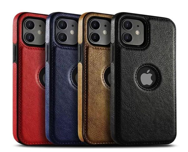 Business Leather Case Soft TPU Cust Operation Cover для iPhone 14 13 12 Mini 11 Pro Max X XR XS Max 8 7 6S Samsung S22 Ultr3495897