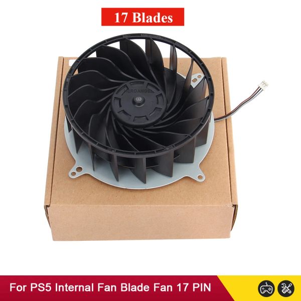 Оригинальный вентилятор внутреннего охлаждения для консолей PS5 17 Blades Cooler Fean G12L12MS1AH-56J14 для PS5 23 Blades 12047GA-12M-WB-01