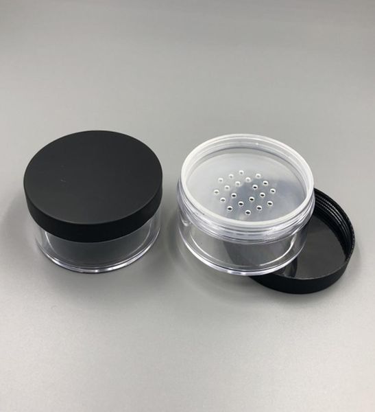 Cancella 50 g 50 g 50 ml di plastica in polvere sfumare contenitore barattoli cosmetici barattoli per blusher in polvere con coperchi di setaccio7652303