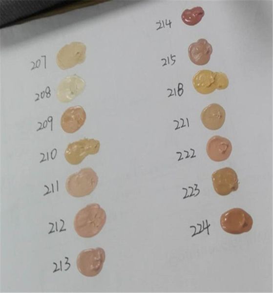 Nuova base per il trucco Copertura estrema copertura basata su liquido Ipoallergenico impermeabile da 30 g di pelle Concettore 14 Color1811348