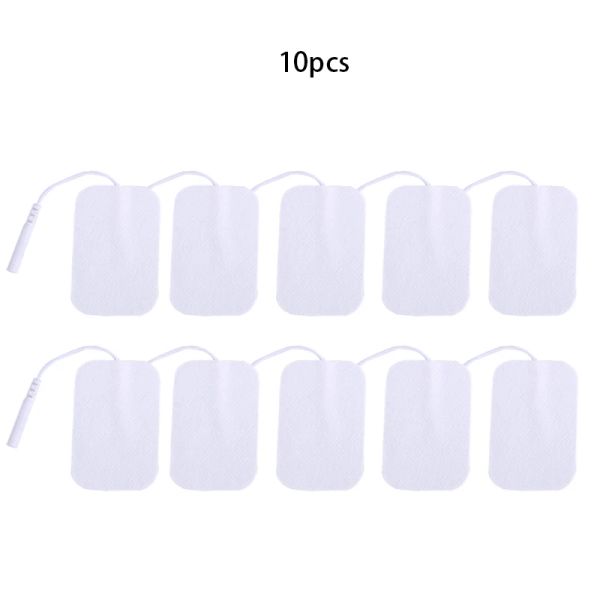 10/20pcs EMS TENS ELECTRO PAD SILICONE GEL PADROS DE ELETRODOS DE TENS TENS ELETRODES TERAPIA DIGITA