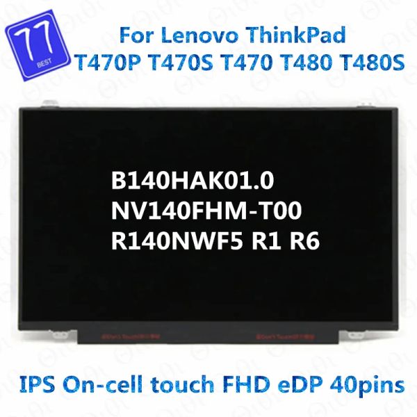 Schermata per Lenovo ThinkPad T470P T470S T470 T480 T480S 14.0 