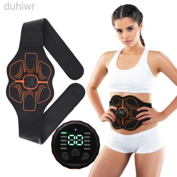 Slimming Belt ABS Muscle Massager Muscle Electric Stimululador de cinto abdominal Exercitador Cellulite e massagem de gordura 240409