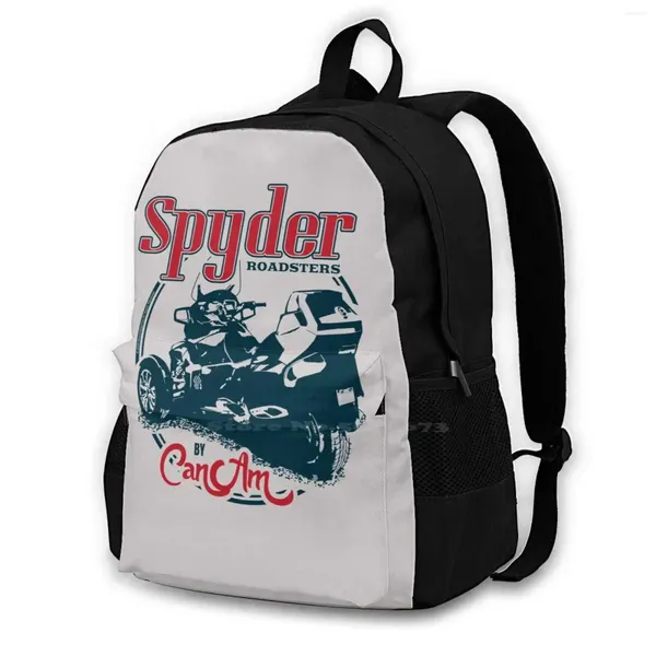 Rucksack Can-Am Roadsters Retro Rucksack Rucksack Aufbewahrungstasche Canam Dose TRIKE DRICYCLE MOTOCLE BIKE BIKER