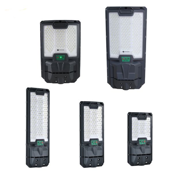 Solar Street Light 100W 200W 300W 400W 500W ILLUMINAZIONE DI SICUREZZA SOLARE SOURI SOLARE CONTRO CON POLE