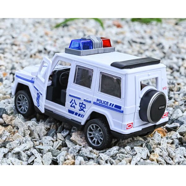 5 Stil Simulierte Feuerwehrkampffache Auto Mini Back Toy Fahrzeugmodel Voraufziehungspolizeiwagen Krankenwagen für Kinder Jungen Geschenk