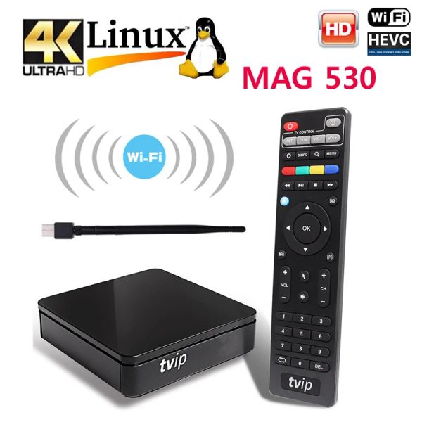 Box TVIP530 TV Box Linux Android Amlogic S905W Quad Core TVIP Sbox V.530 1080P USB WiFi Linux TV Box TVIP415 Set Top Box TVIP530