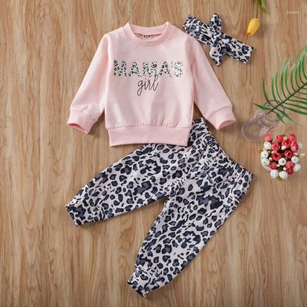 Kleidungssets 0-24 Monate Baby Mädchen Leoparden Outfit