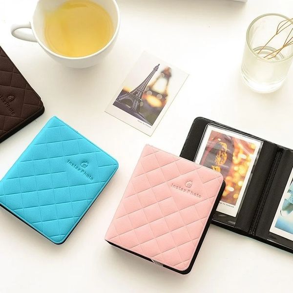 New Pockets Mini Instant Foto Álbum Picture Case para Fujifilm Instax Mini Film Memory Book Xiao Zhan Inserir Scrapbook