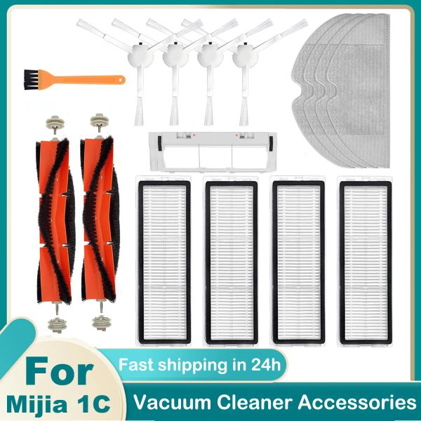 Für Xiaomi Mi Roboter Vakuum Mop 2 Stytj03zhm Filter MOP -Stoff Mijia Roboter Vakuumreiniger Zubehör Hauptseitenpinsel Ersatzteile Teile