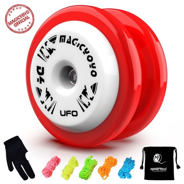 Magicyoyo D4 UFO reattivo yoyo professionista Looping yo per kit per kit principiante di plastica yoyo grandi trucchi 2a 240329