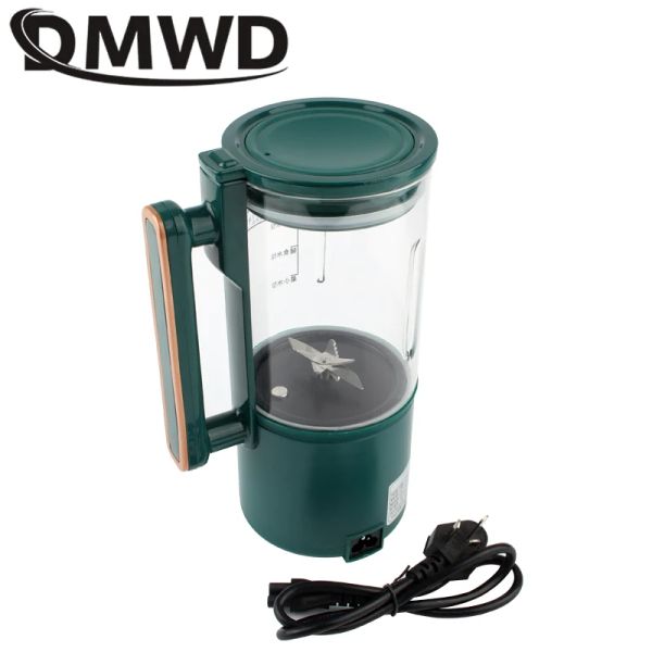 DMWD 600 ml Soja -Milchmaschinen Elektrische Saftmixer Reis Paste Extraktor Blender Foodcovers Automatische Heizungs -Sojilkhersteller