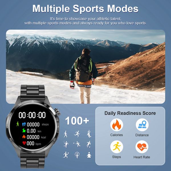 Per Huawei Watch 4 Pro NFC Smart Watch Men GT4 Pro AMOLED 360*360 HD Schermo di zucchero nel sangue Bt Chiama IP68 Smartwatch impermeabile 2024