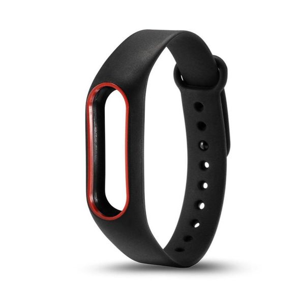 Braccialette per braccialette da polso in silicone a doppio colore per la fascia di guardia per miband originale 2 Xiaomi Mi Band 2 braccialetti6052981