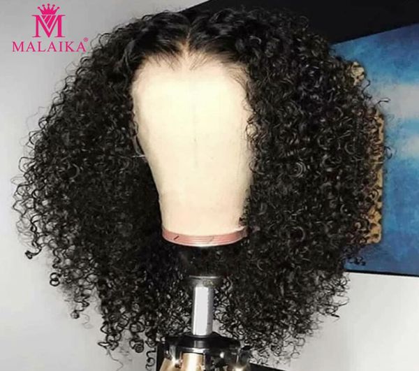 Curly Short Bob 13x4 Spitzenfront menschliches Haar Perücken vorgelegt für Frauen Kinky Deep Water Wave Frontal Jungfrau Wig2917816