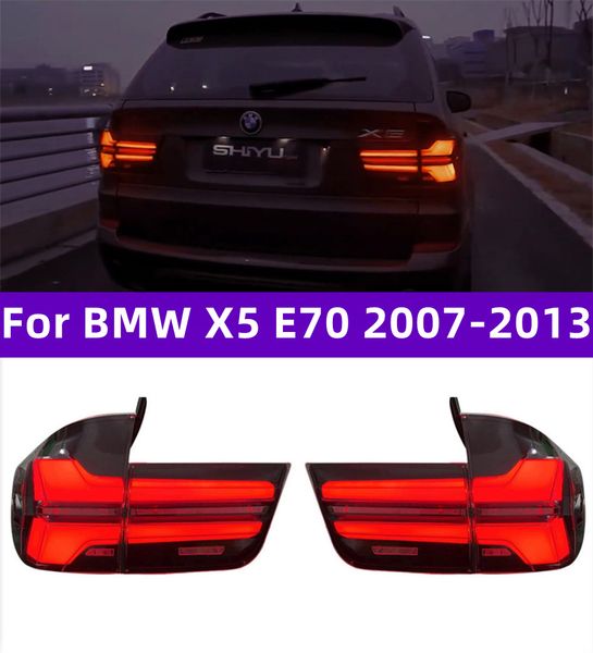 LED-Rücklicht für BMW X5 2007-2013 E70 Rücklichtbaugruppe Heck-Heckstopp Leuchtanlage Heckleuchte