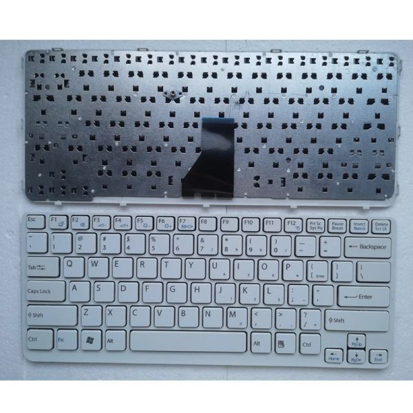 Teclados Gzeele US Nenhum teclado de laptop retroiluminado para Sony Vaio SVE141 SVE1412E1RB SVE141A11W SVE141C11X SVE141D11L SVE14112ELB