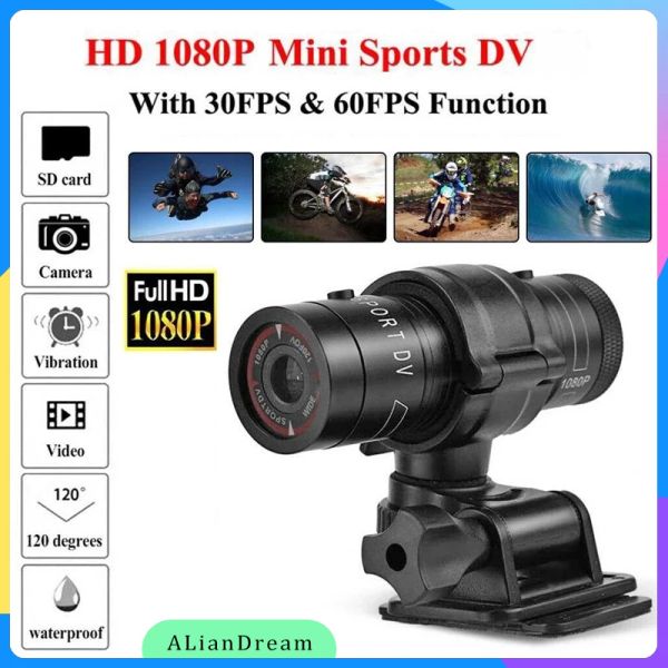 Telecamere F91080p Sport Bicycle Camera impermeabile PX4 DV Azione video CAM CAM CAM MOTORE BIKE BIKE CHICE AUTORITÀ CAMPITO