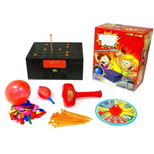 Weihnachtsgeschenk Popspiel Elektronische Push -Maschine Party Tischspielboard für ganze Familien Kinder Katapult Streikballons