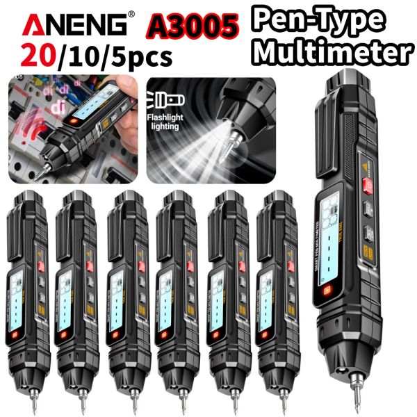 Aneng A3005 Pen-Typ Multimeter Digital Tools 4000 Zählungen AC/DC-Spannung Smart Professional Nichtkontakt-Elektriker-Tester