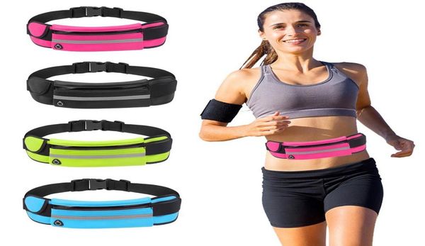 Водонепроницаемые беговые талия Canvas Sports Jogging Portable Outdoor Thone Holder Belt Women Men Fitness Sport Accessories7101270