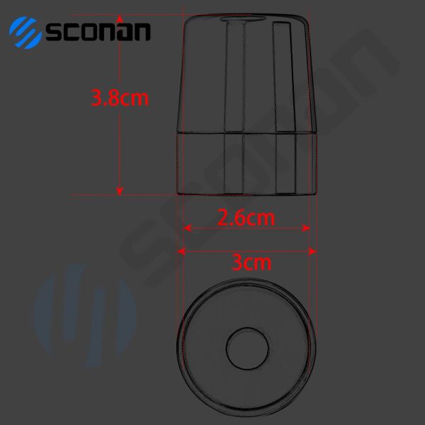 Acessórios para motocicletas CNC de 22 mm de 22 mm