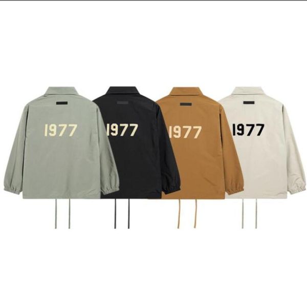 2022 autunno europea USA Giacche da uomo High Street Stagione 8 1977 Designer giacca vestiti casual Floching Printing Coat oversize POC6345202