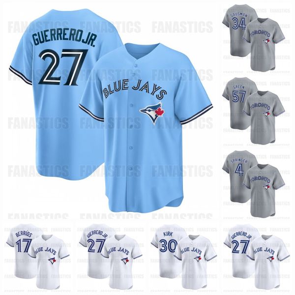 2024 Blue Jays Jersey Vladimir Guerrero Jr Matt Chapman George Springer Bo Bichette Cavan Biggio Hyun-Jin Ryu Alejandro Kirk Romano Teoscar Hernandez