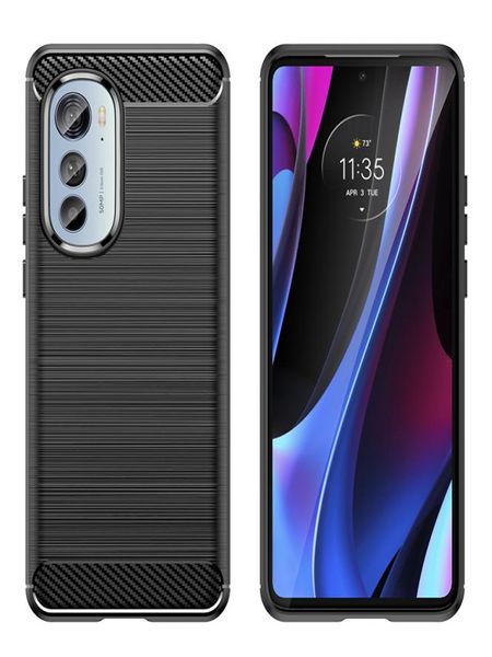 Carbon Fiber Design Telefonhüllen für Moto G -Leistung 5G Play 2023 E13 G53 G73 G13 Edge 2022 30 Stylus Samsung Galaxy Xcover 6 Pro TPU 9362725