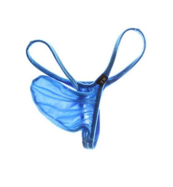 Big Bag Mens Gay Tong Bikini Super Soft Ice Silk Supt Penis Muck Gstrings Сексуальное нижнее белье Jockstrap Panties9557657