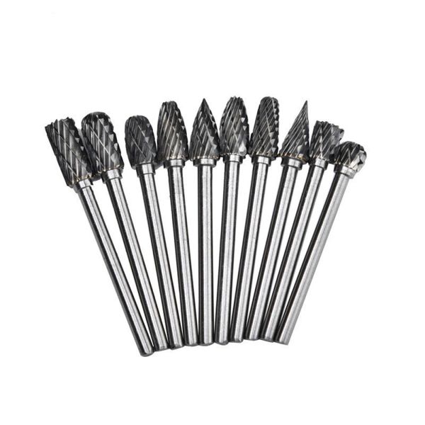 10pcs 6x3mm Desenho de haste de tungstênio Corte de moagem de carboneto de tungstê