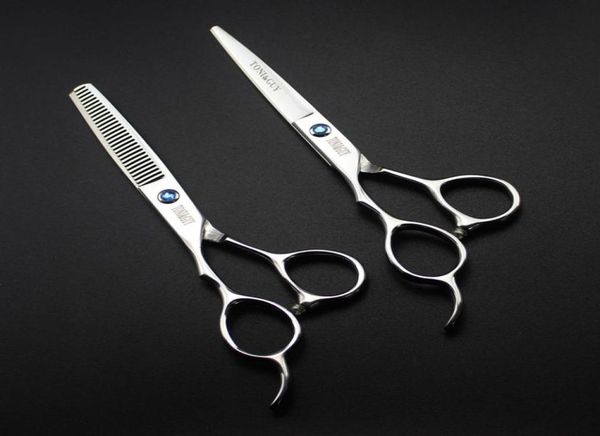 Toniguy Mano sinistra 6Cr in acciaio inossidabile da 55 pollici da 60 pollici di assottigliamento per le forbici 62 ore di durezza 92HRC Scissors9403095