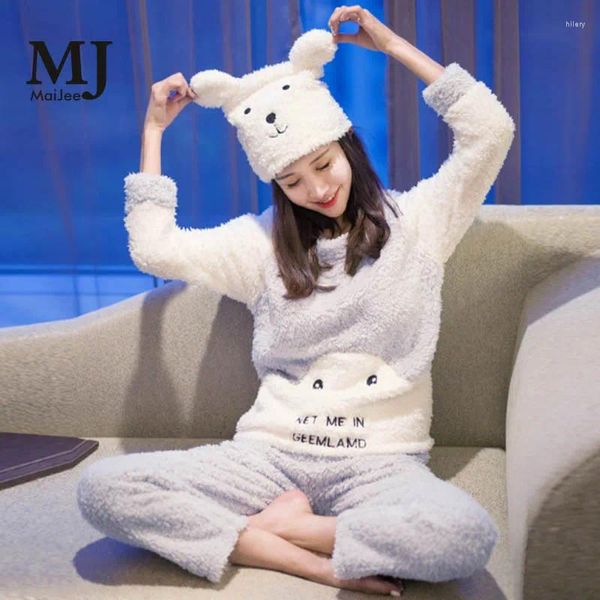 Heimkleidung MJ023A Winter Primark warm warmes Pigima Donna Pijama Feminino Kigurumi Pyjamas Frauen Pyjama Sets Pyjamas für Mujer