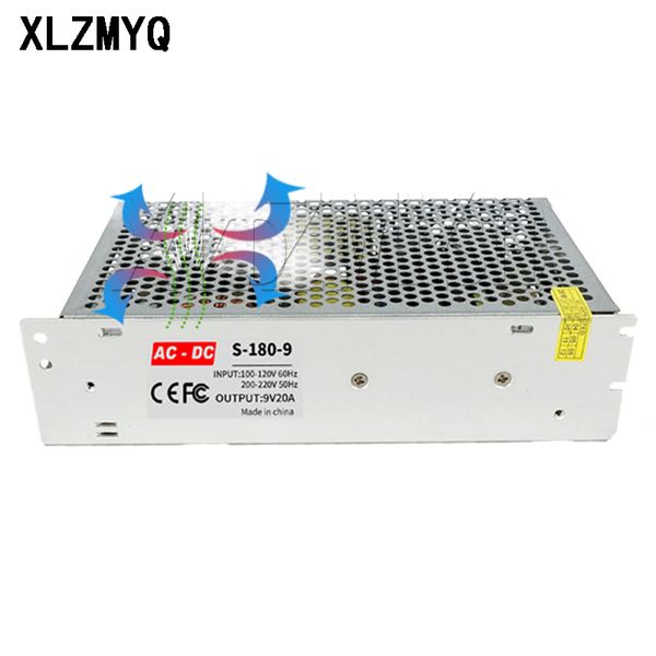 Transformador de iluminação AC110V-220V para DC 3V 6V 9V Adaptador de fonte de alimentação 2 3 4A 5A 10A 15A 20A 30A 50A 60A Driver de interruptor de tira LED LED