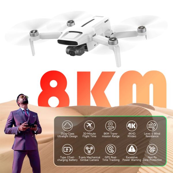 Droni FIMI X8 Mini drone 4K GPS professionale 8 km 3aix DRONE CAMERA DRONE 4K DRONE CON DRON DRON