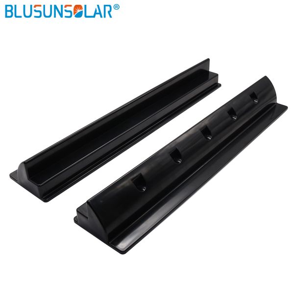 2 Setzen Sie UV -resistente ABS -Solarpanel Montage Long Side Solar Mount Bracket 550 mm für Caravan/RV -Dach/Wohnmobil/Boot